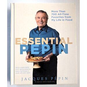 Essential Pepin By Jacques Pepin Classic French 700+ Recipes Hardback DVD 684 P